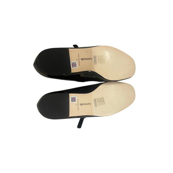 New Larroude Blair black patent Mary Jane Ballet Flat size 7 - Picture 15 of 16
